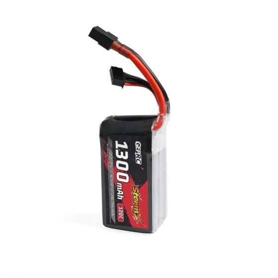 GEPRC Storm 6S 1300mAh 120C Lipo Battery Suitable for 3-5Inch Series Drone for RC FPV Quadcopter Freestyle Series Drone Parts